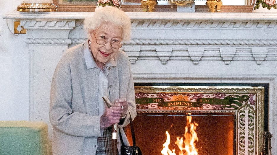 Dronning Elizabeth fotograferet to dage før sin død.