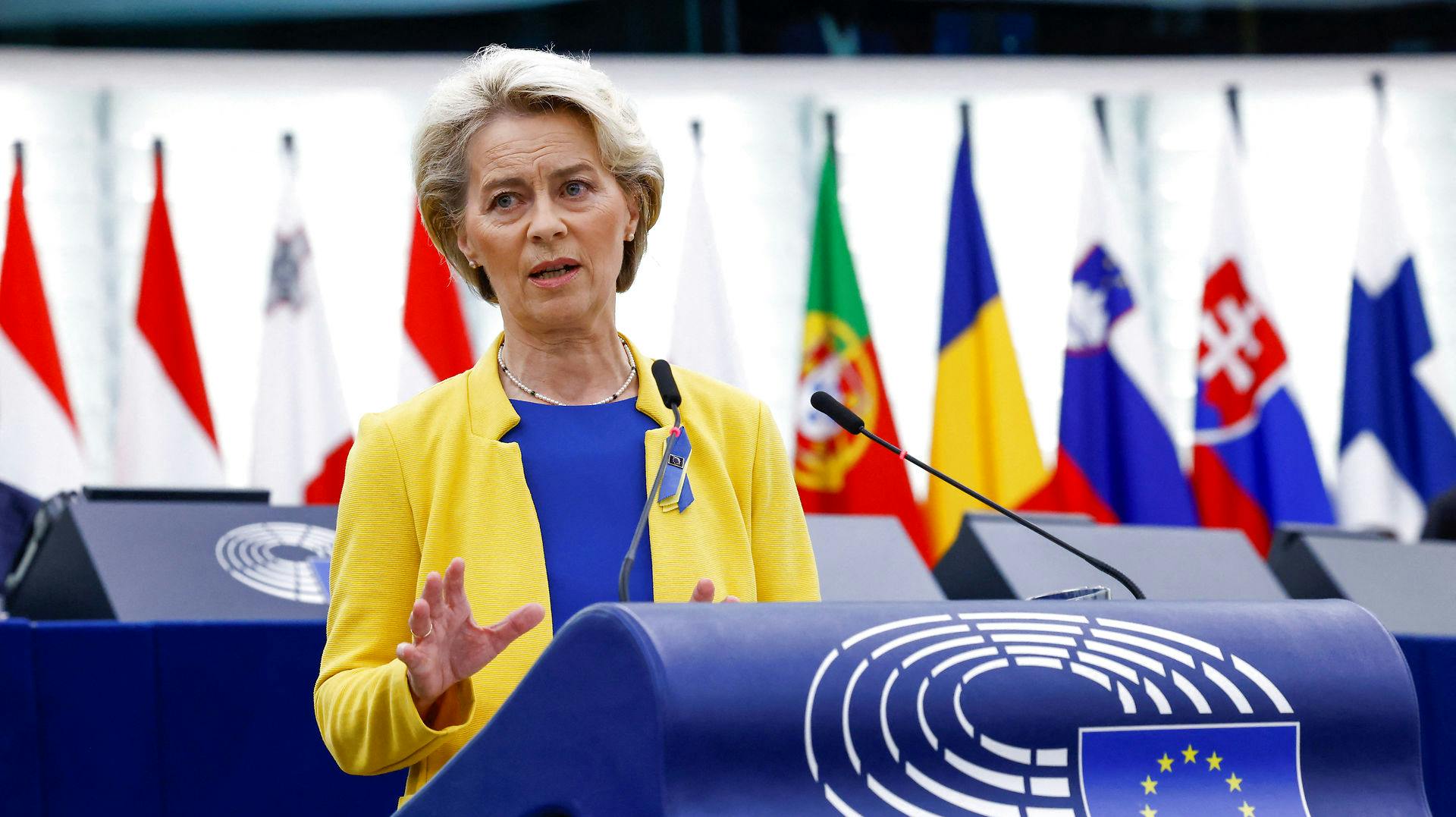 Millioner af borgere og virksomheder er bekymrede for, om de kan få økonomien til at hænge sammen, siger formand Ursula von der Leyen blandt andet.