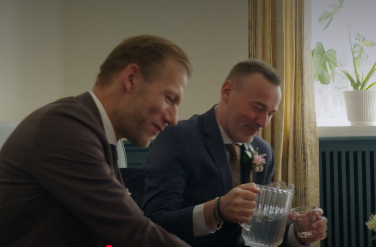 Benny Hansen og Heino Knudsen i "Gift ved første blik"