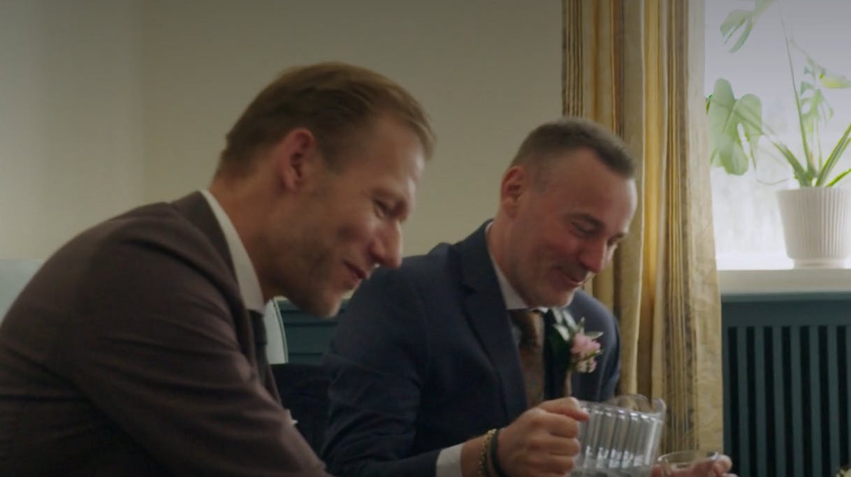 Benny Hansen og Heino Knudsen i "Gift ved første blik"