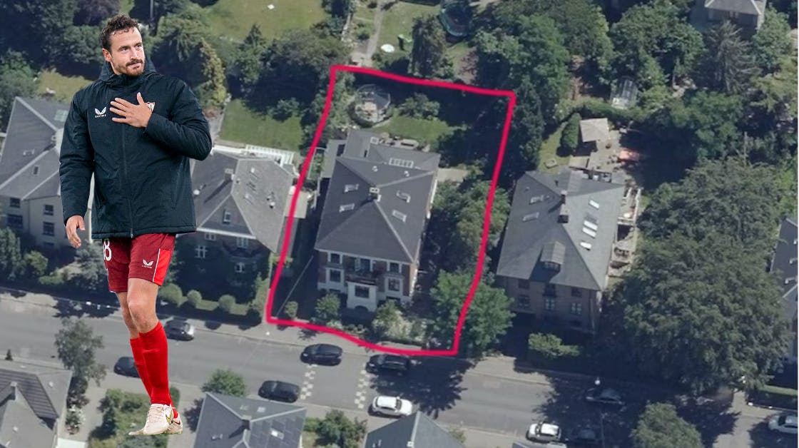 Det er i hytten her på Frederiksberg, at Thomas og konen har købt sig en dansk bolig for en formue.