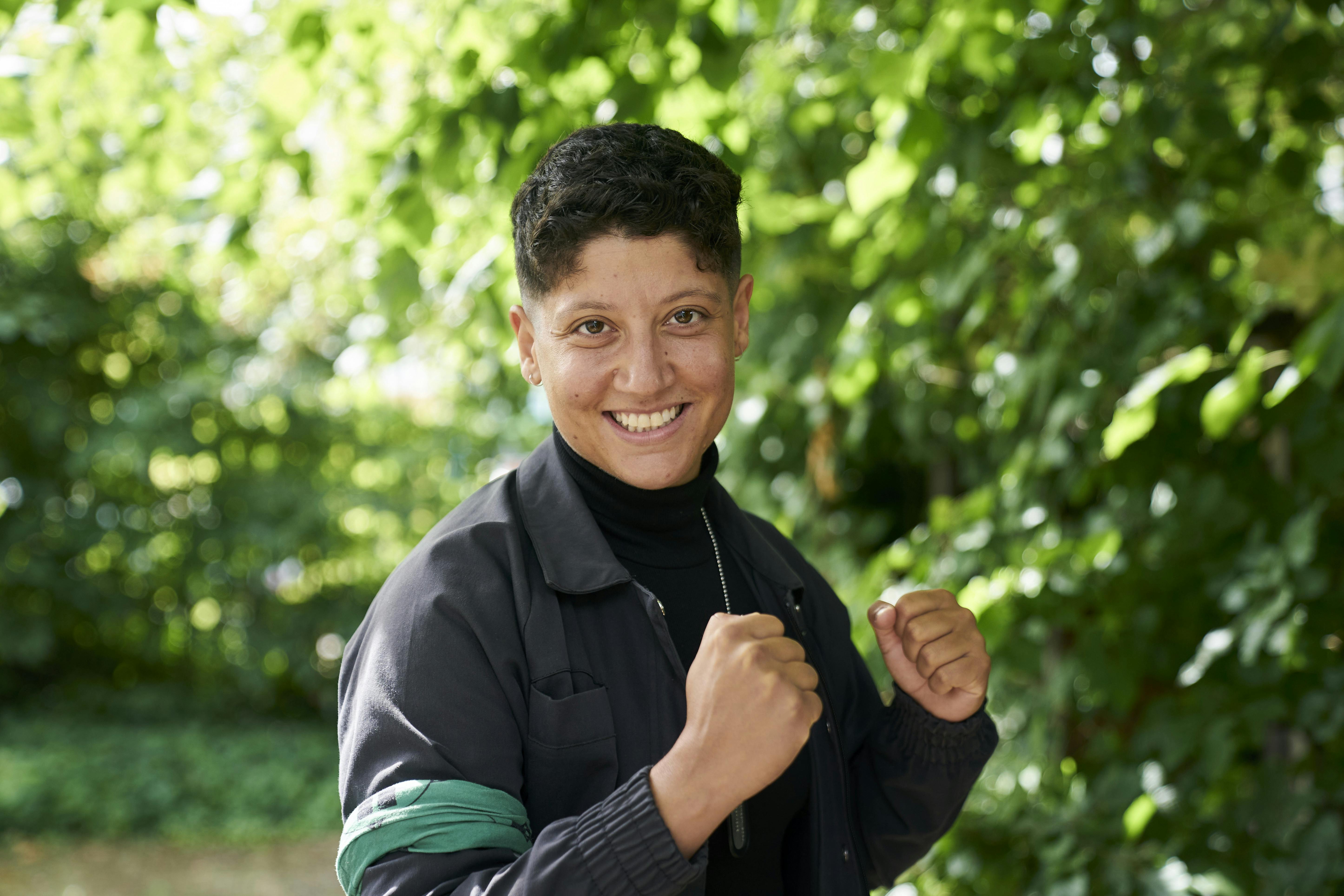 Doaa Zaher til premieren på "Robinson ekspeditionen" 2022.