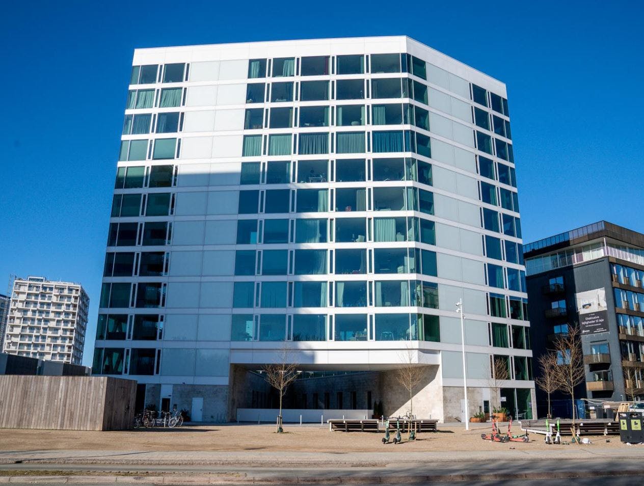 Michael Maze måtte grave dybt for at erhverve en lejlighed i denne ejendom.