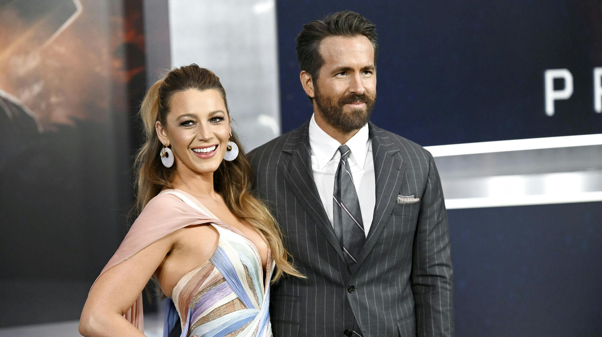 Blake Lively og Ryan Reynolds.