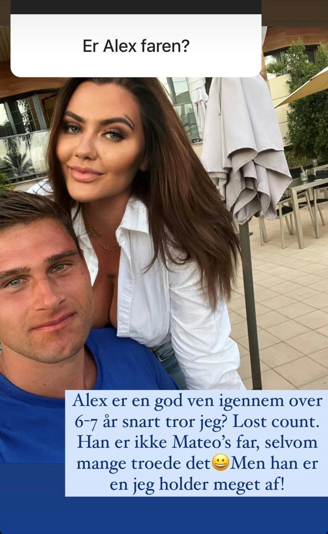 Fie Laursen og vennen Alex.
