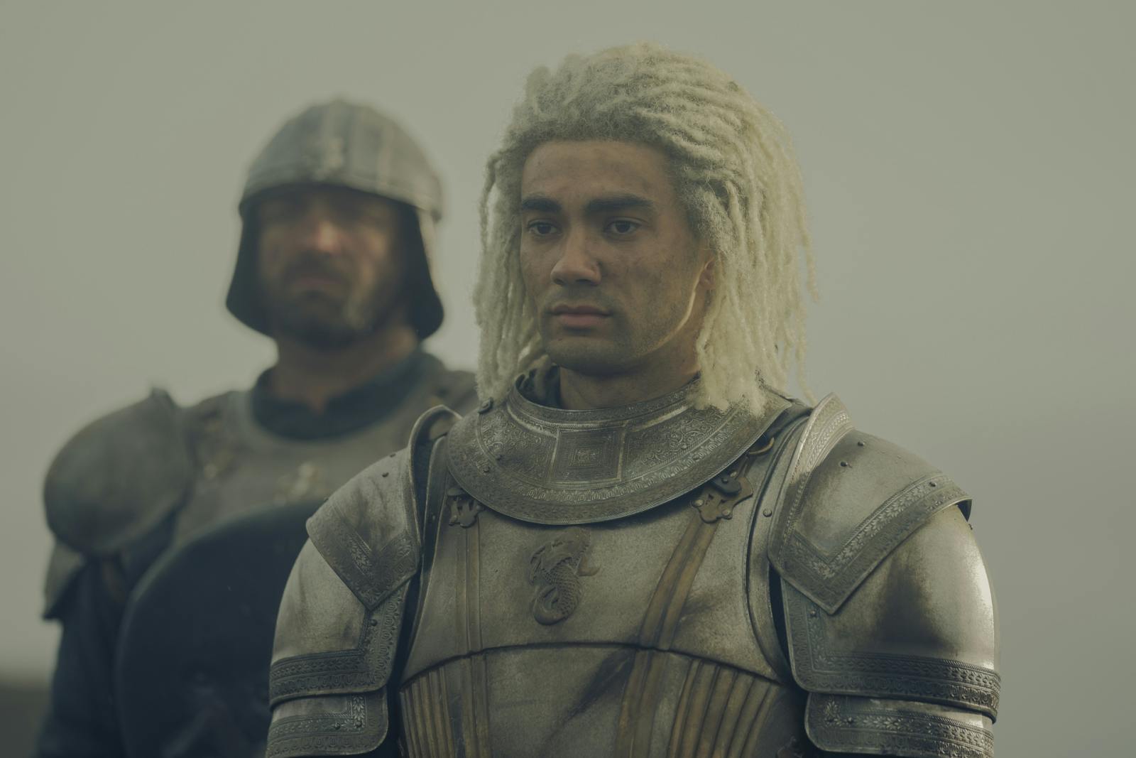 I tredje afsnit af "House of the Dragon" er Laenor spillet af Theo Nate.