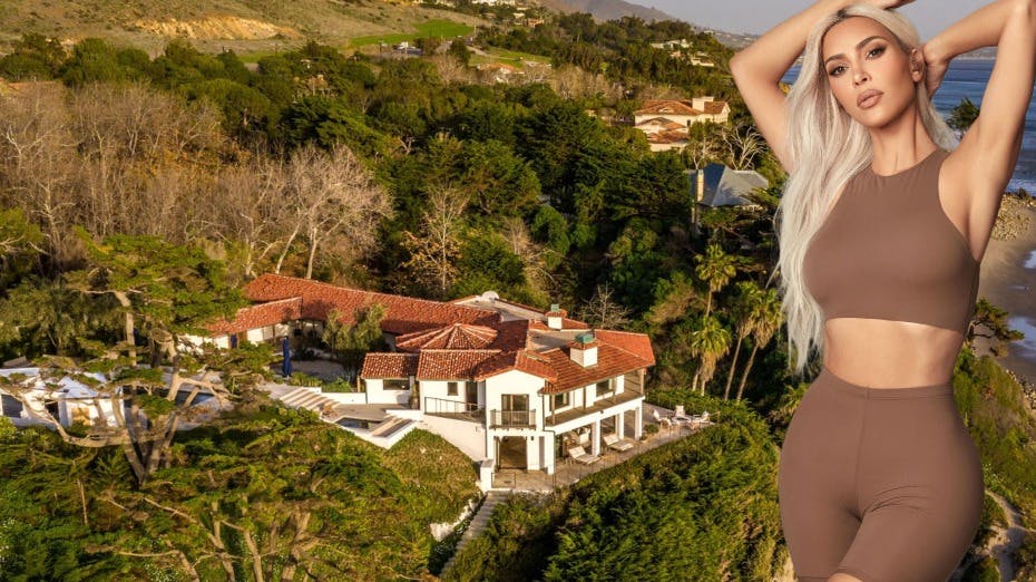 Der er havudsigt, pool og hot tub i Kim Kardashians nye Malibolig. 