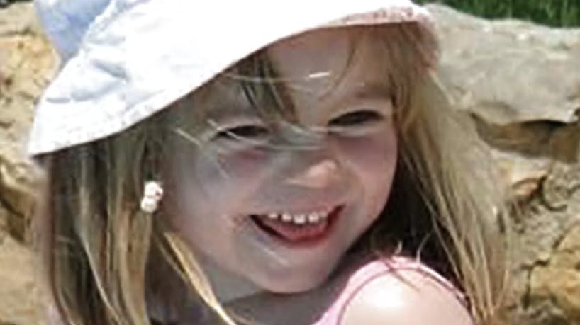Dette billede blev taget kort før, at den dengang 3-årige pige Madeleine "Maddie" McCann forsvandt. 