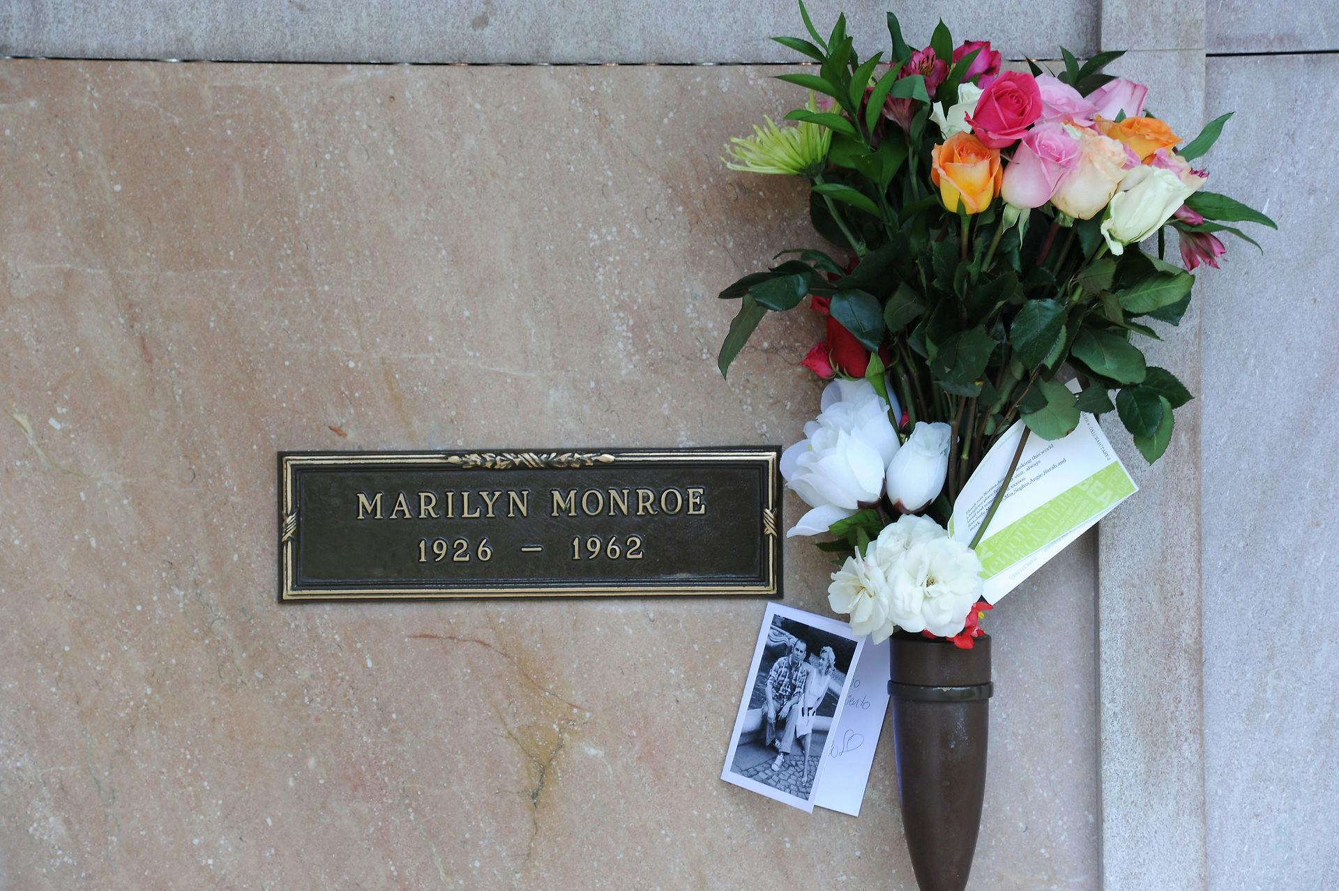 Krypten hvor Hollywood-ikonet Marilyn Monroe ligger begravet.