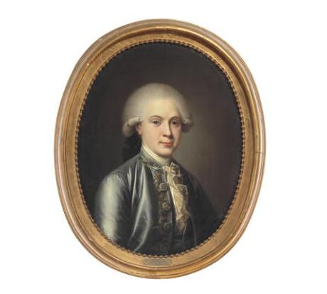 Det er blandt andet maleriet af Duddis 4 x tipoldefar Frederik Juel, der har højest prioritet under dagens auktion. 