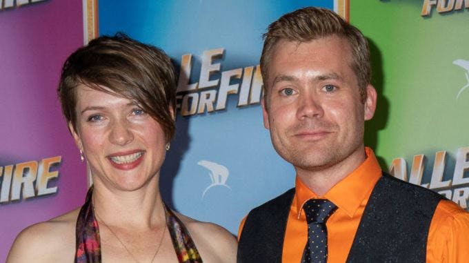 Sara og Rasmus Heide Ejersbo har valgt at bo godt. Parret har to børn sammen.