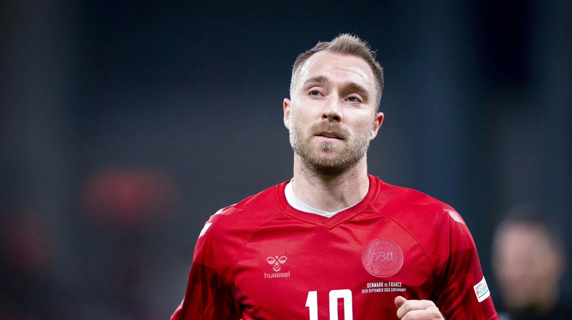 Christian Eriksen under UEFA Nations League gruppe A-kampen mellem Danmark-Frankrig i Parken, søndag den 25. september 2022.