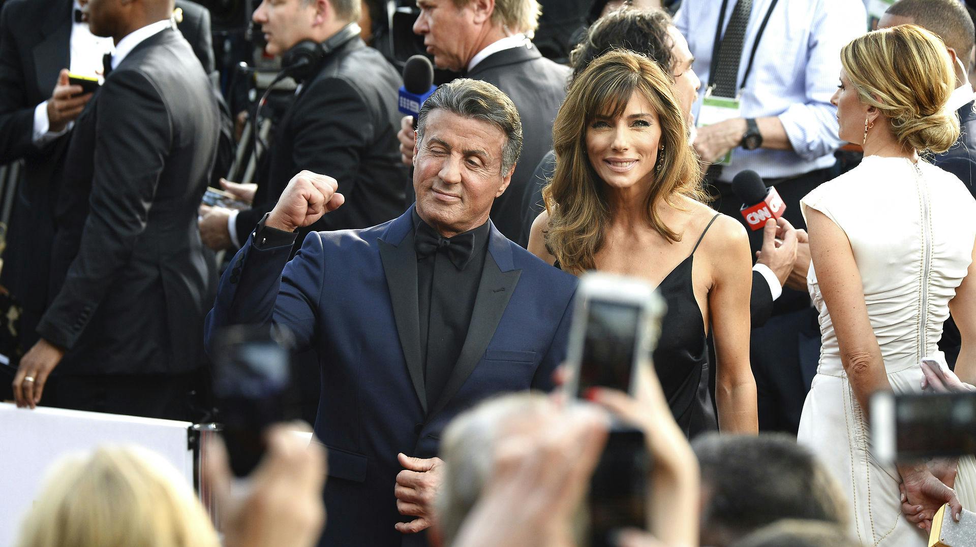 Sylvester Stallone og modellen Jennifer Flavin har dannet par i mere end 25 år.