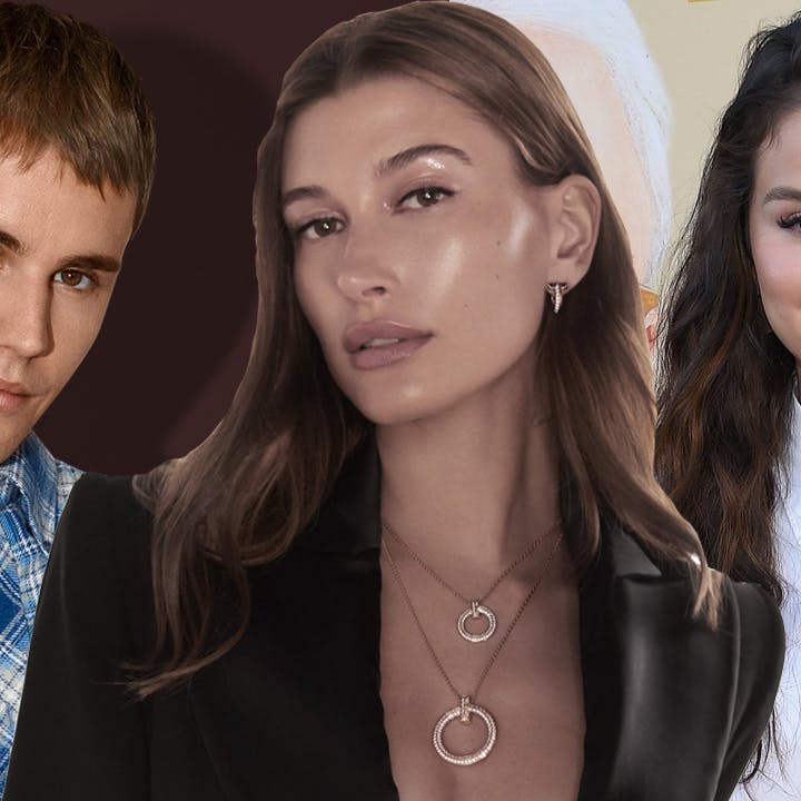 Justin Bieber, Hailey Bieber og Selena Gomez.