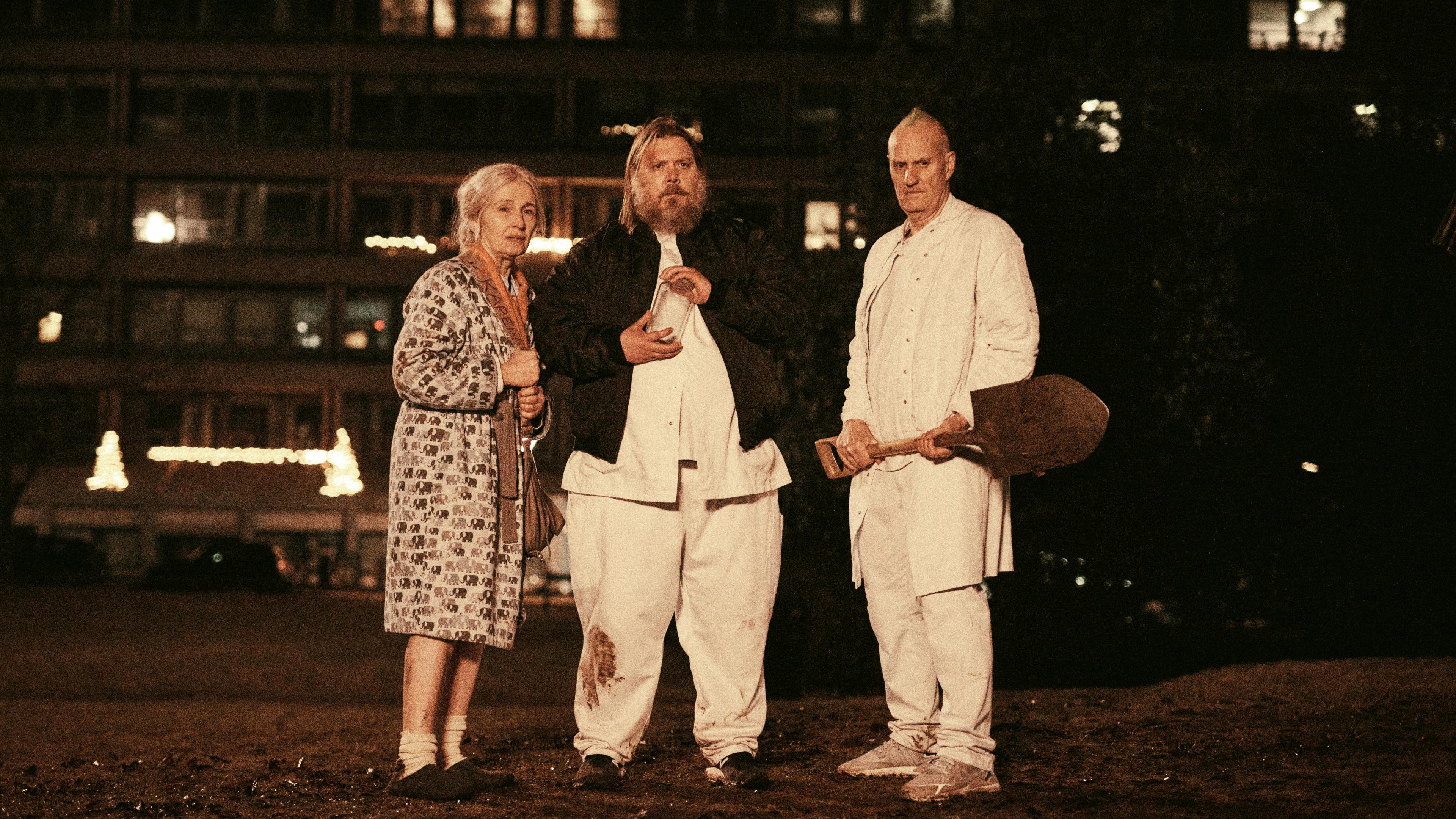  Bodil Jørgensen, Nicolas Bro og Søren Pilmark kan snart opleves i "Riget Exodus".