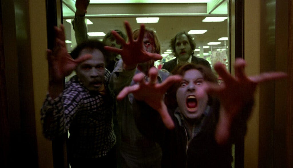 Fra filmen "Dawn of the Dead".