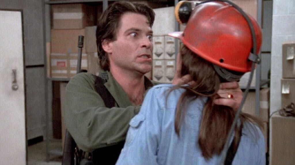 (V til H) Joseph Pilato som Rhodes og Lori Cardille som Sarah i "Day of the Dead".