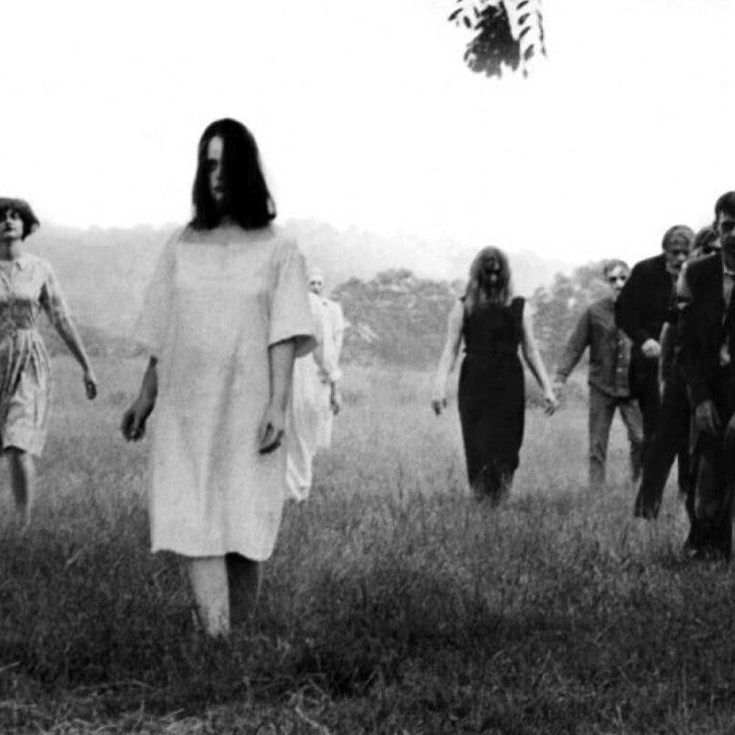 "Night of the Living Dead" er en af de helt klassiske zombiefilm.