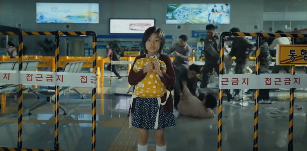 Su-an Kim som Soo-an i "Train to Busan".