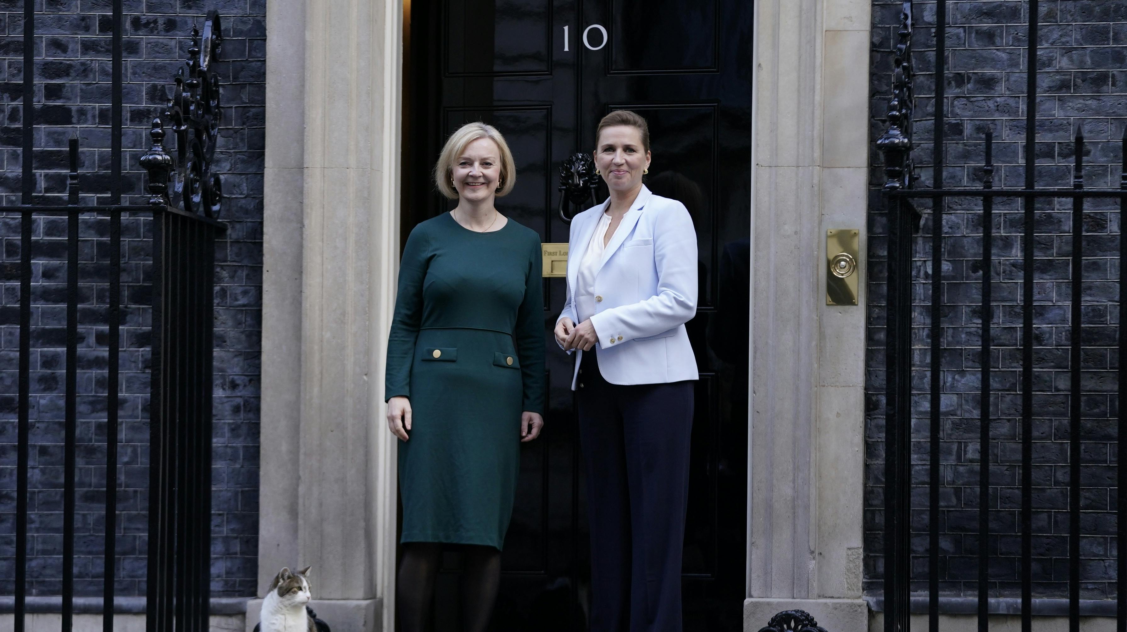 Statsministeren fik vendt detaljer om de aktuelle gaslækager i Østersøen med Storbritanniens premierminister