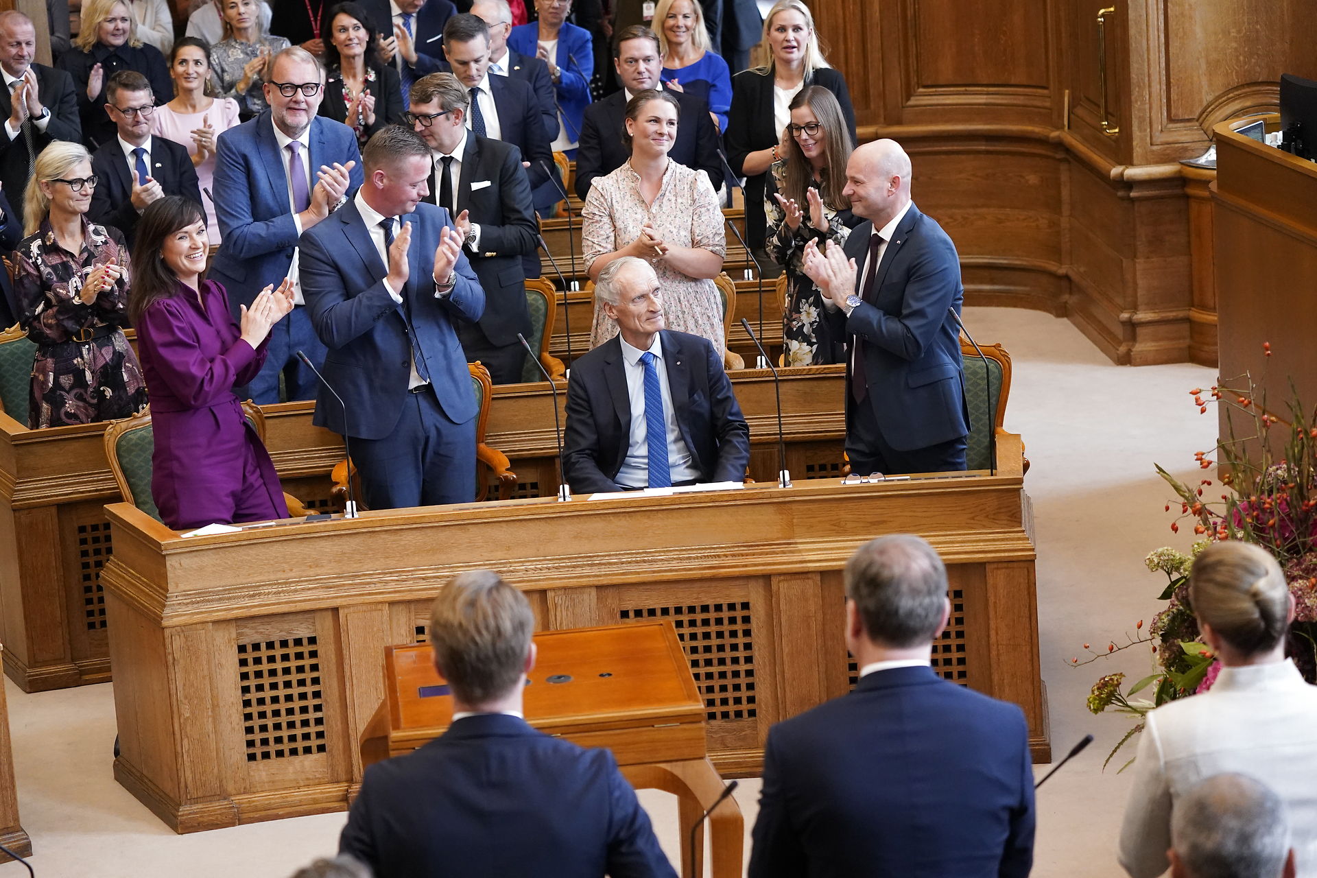 Mette Frederiksen overrasker på talerstolen