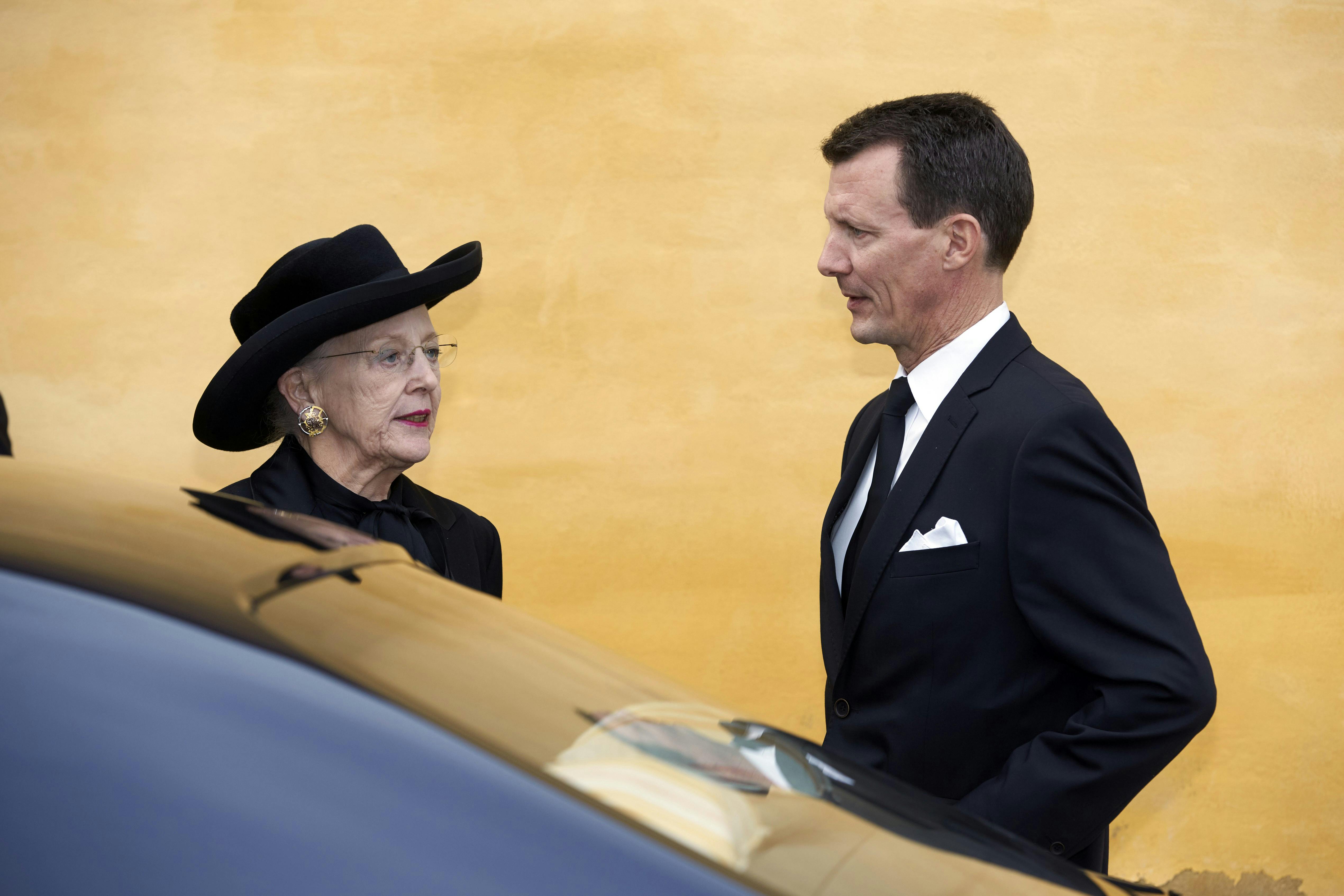 Dronning Margrethe og prins Joachim