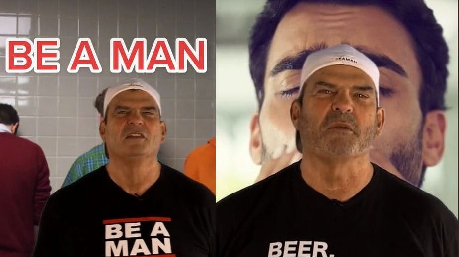 Bliv en mand på ti sekunder. 63-årige Harmons bud på, hvordan du (ikke) skal opføre, hvis du vil være en rigtig mand.