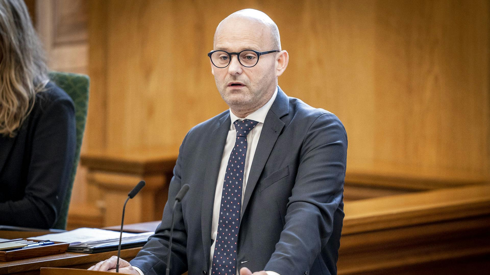Søren Pape Poulsen under åbningsdebatten i Folketinget i København, torsdag den 6. oktober 2022.