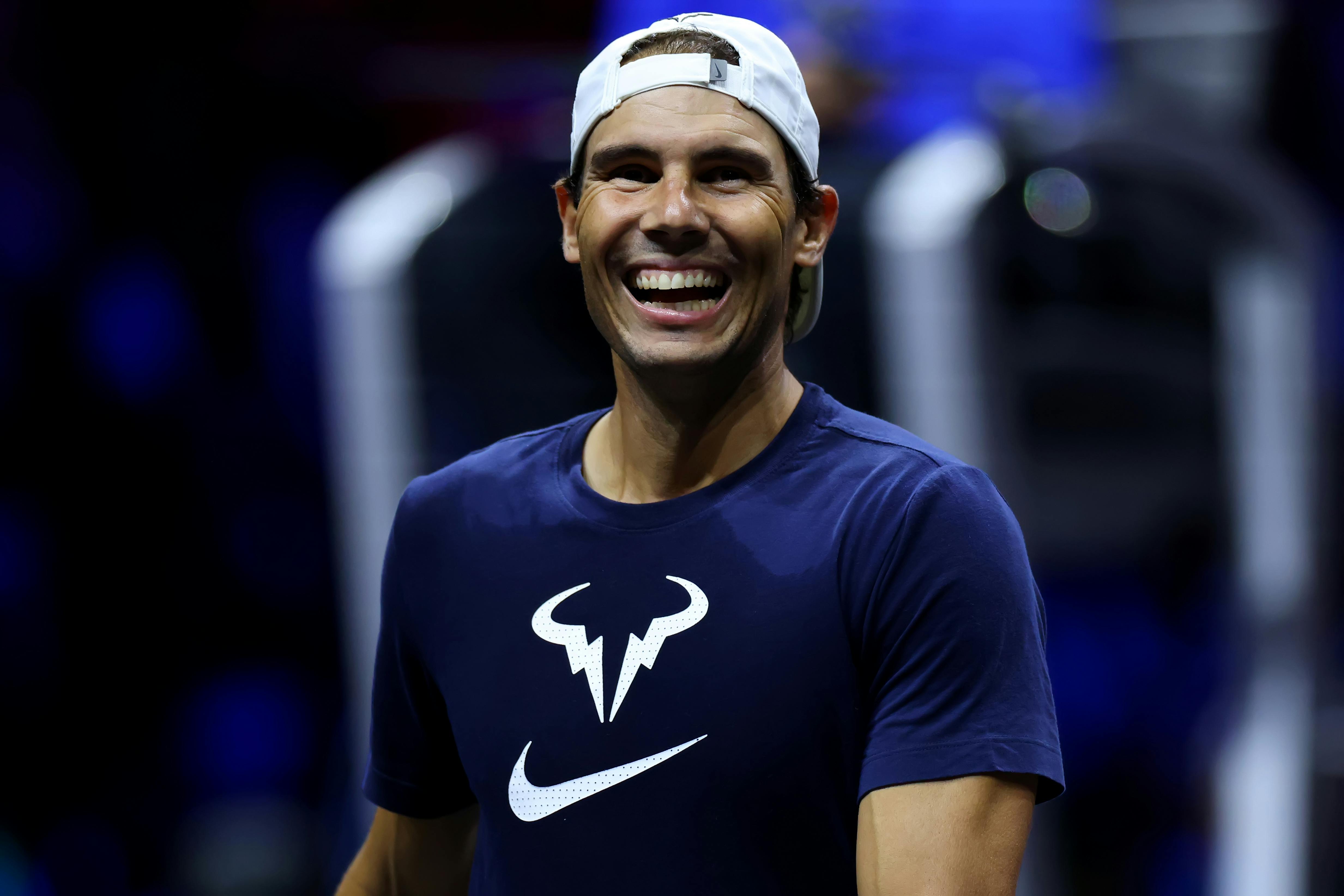 Rafael Nadal smiler nok ekstra stort for tiden. nbsp;