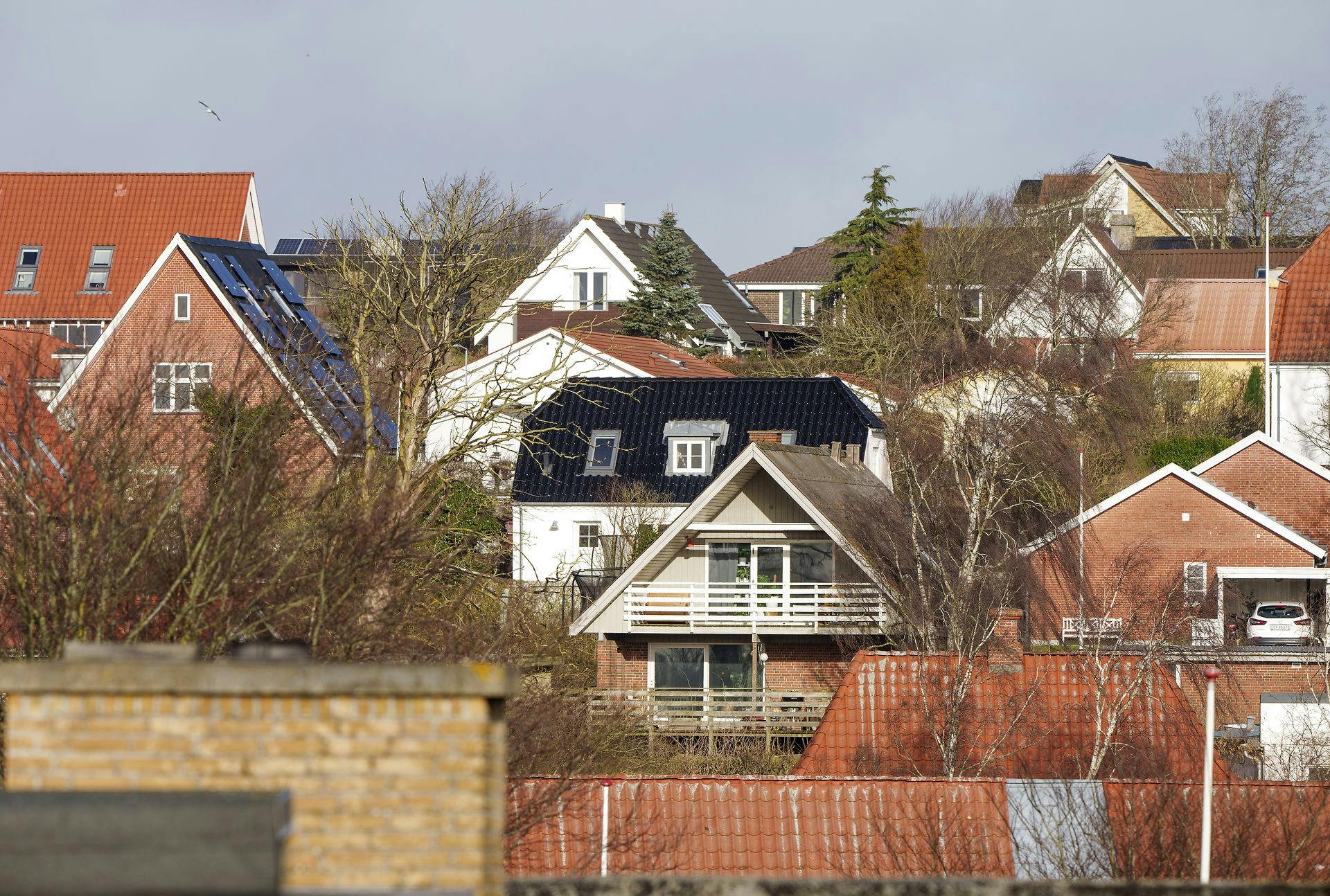 Boligområde i Aalborg hvor priserne stort set er uændrede.