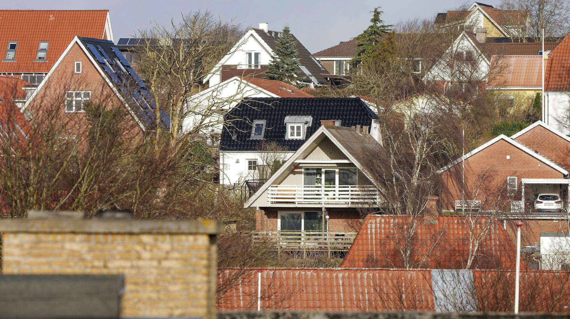 Boligområde i Aalborg hvor priserne stort set er uændrede.