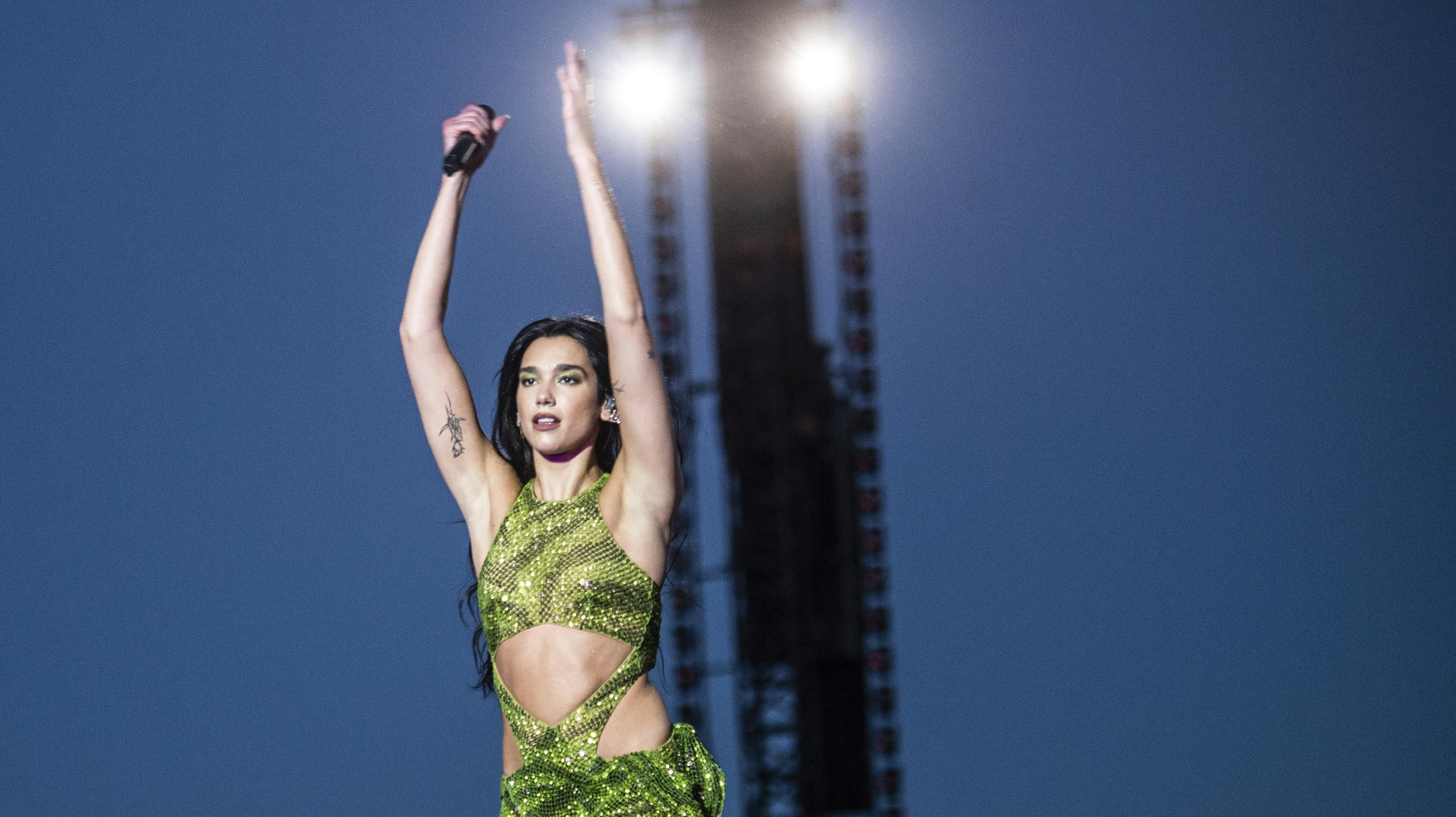 Dua Lipa imponerede i år på Orange på Roskilde Festival - men hun fik også tid til at spise i København 