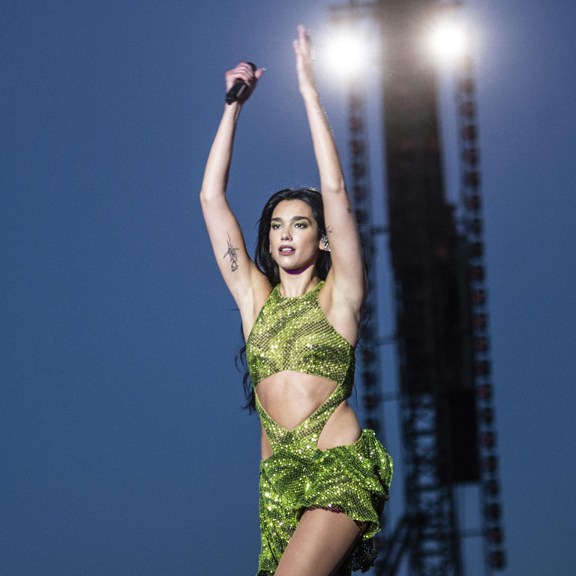 Dua Lipa imponerede i år på Orange på Roskilde Festival - men hun fik også tid til at spise i København 