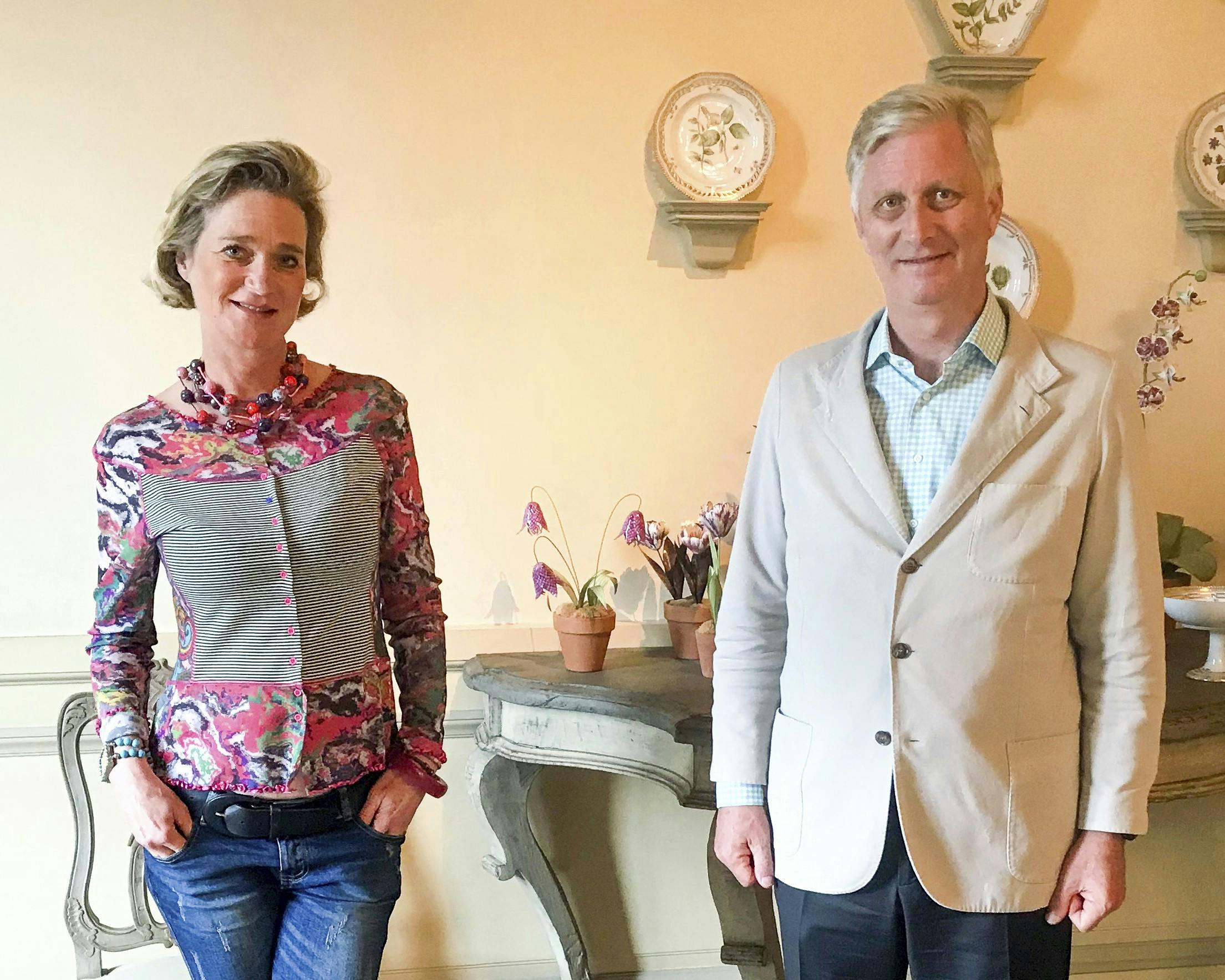 Delphine Boël og kong Philippe