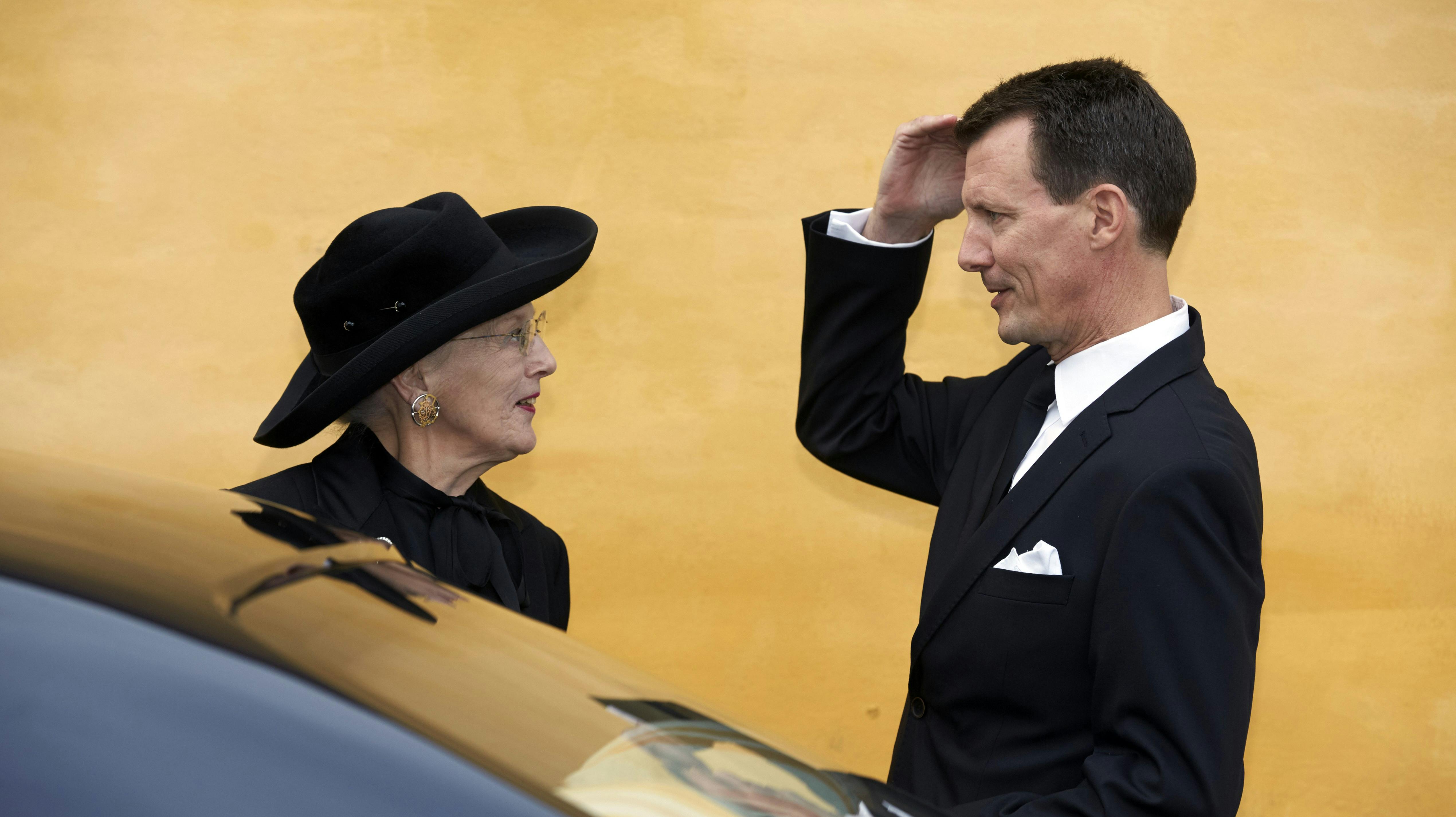 Dronning Margrethe og prins Joachim