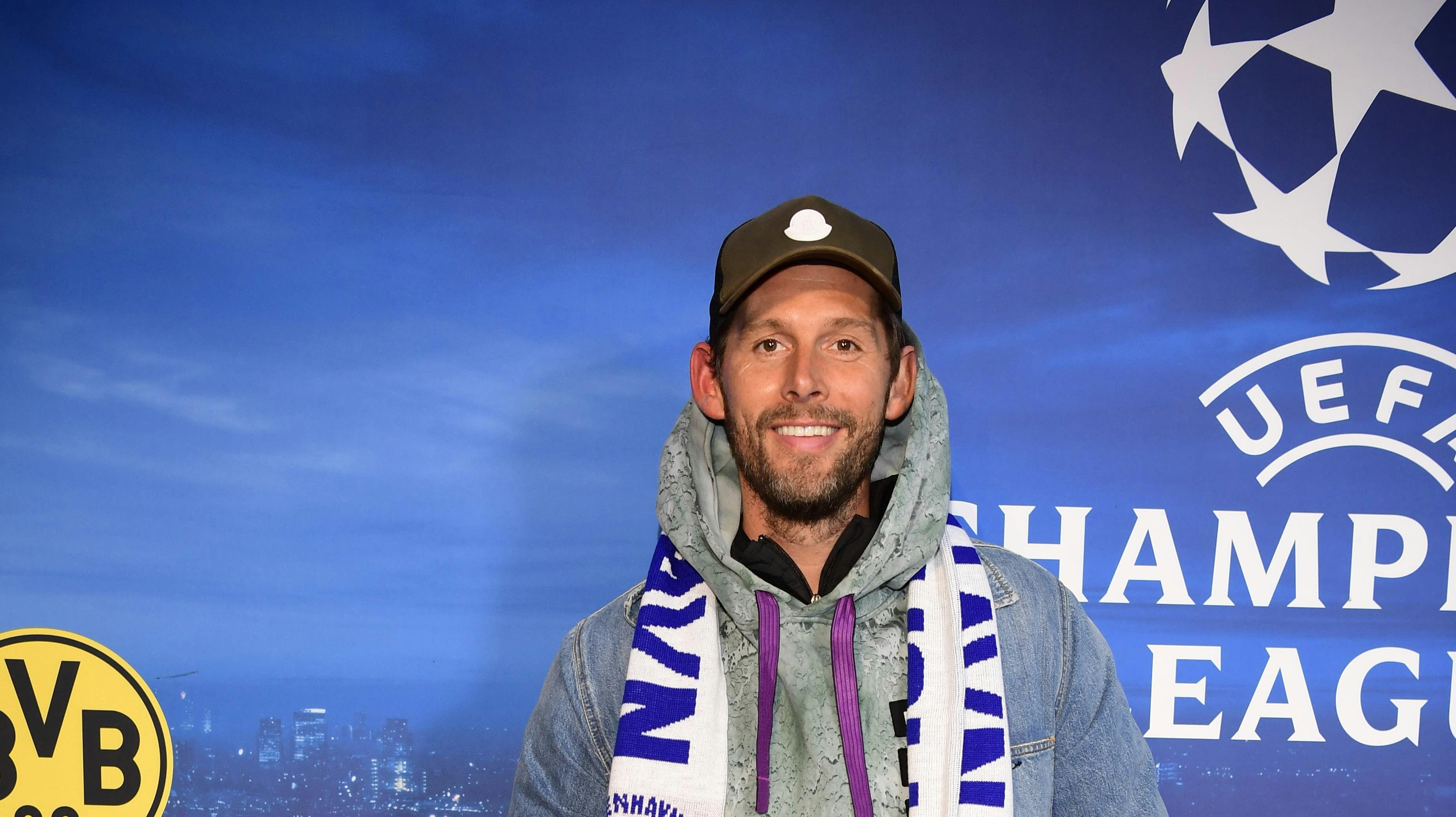 Rasmus Seebach var klædt i blåt til aftenens kamp.
