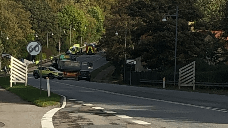 Politiet oplyser ikke, hvor mange der er involveret i ulykken.