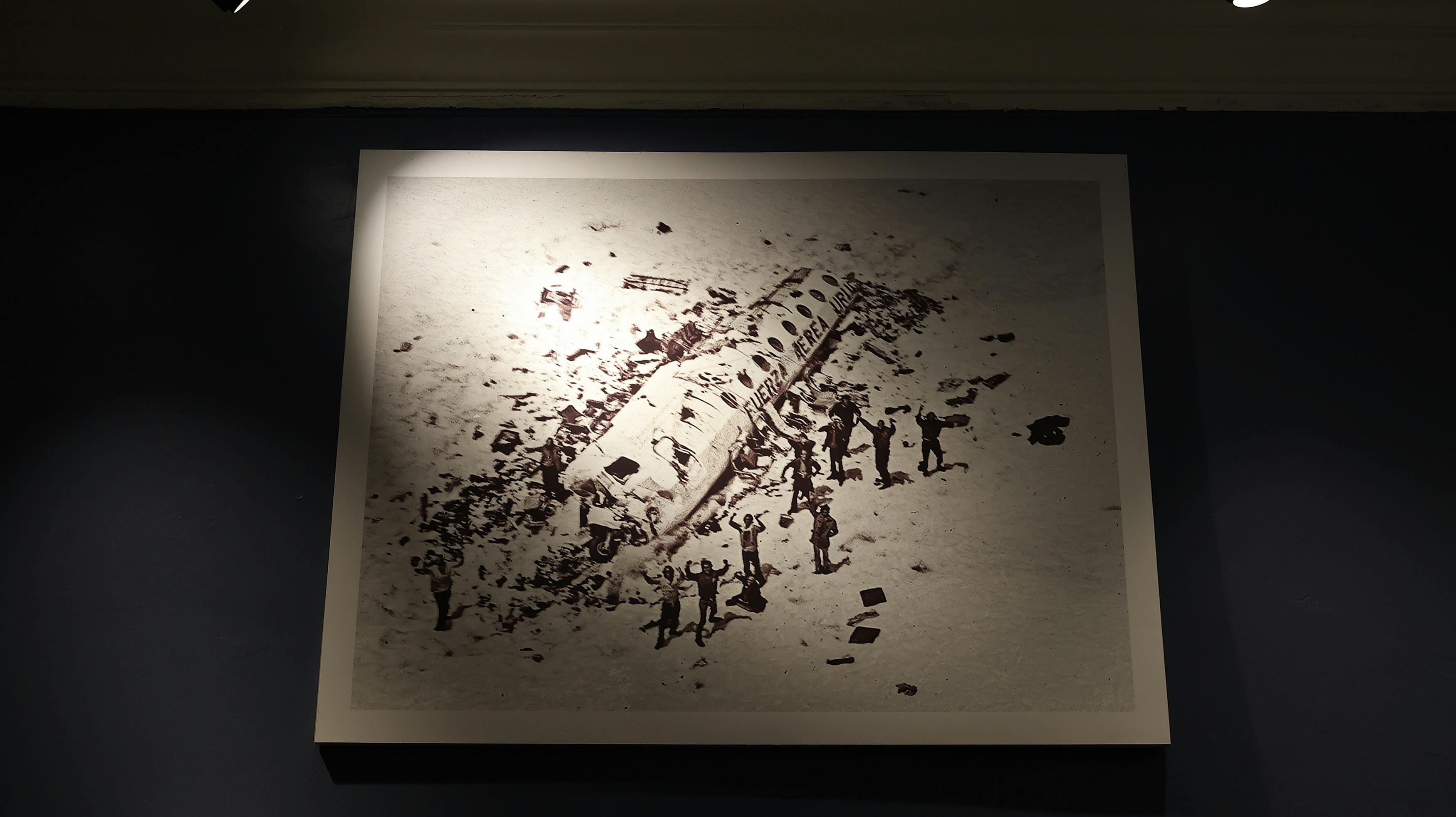 Her ses flyvraget efter det nedstyrtede Fairchild F-227, som styrtede ned på sin tur til Santiago de Chile. nbsp;