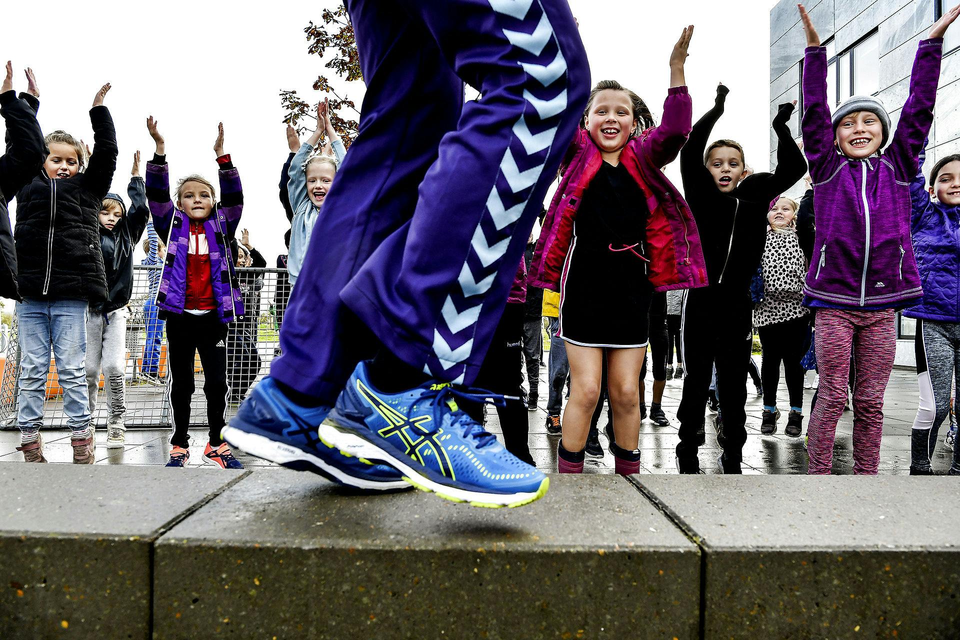 Skolernes Motionsdag er en ekstra god dag - for nu begynder efterårsferien for mange.