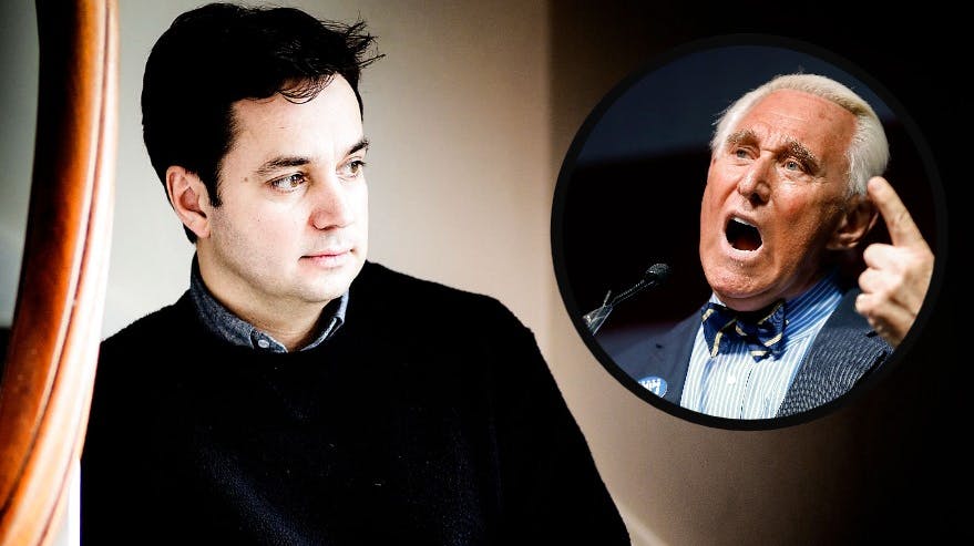 Christoffer Guldbrandsen har fået en af Trumps nærmeste allierede, Roger Stone, på nakken. Og han er kendt for at bide "til de knaser"