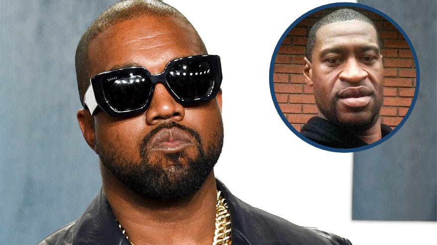 Kanye West og George Floyd