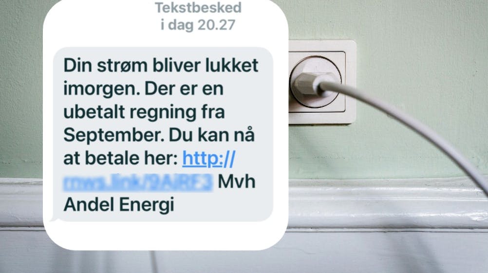 Sådan ser beskeden ud.