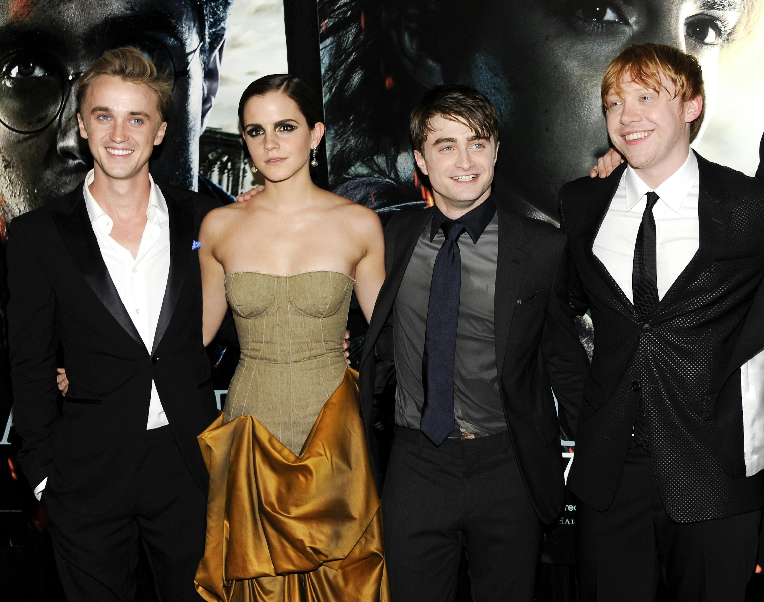 Tom Felton, Emma Watson, Daniel Radcliffe, Rubert Grint