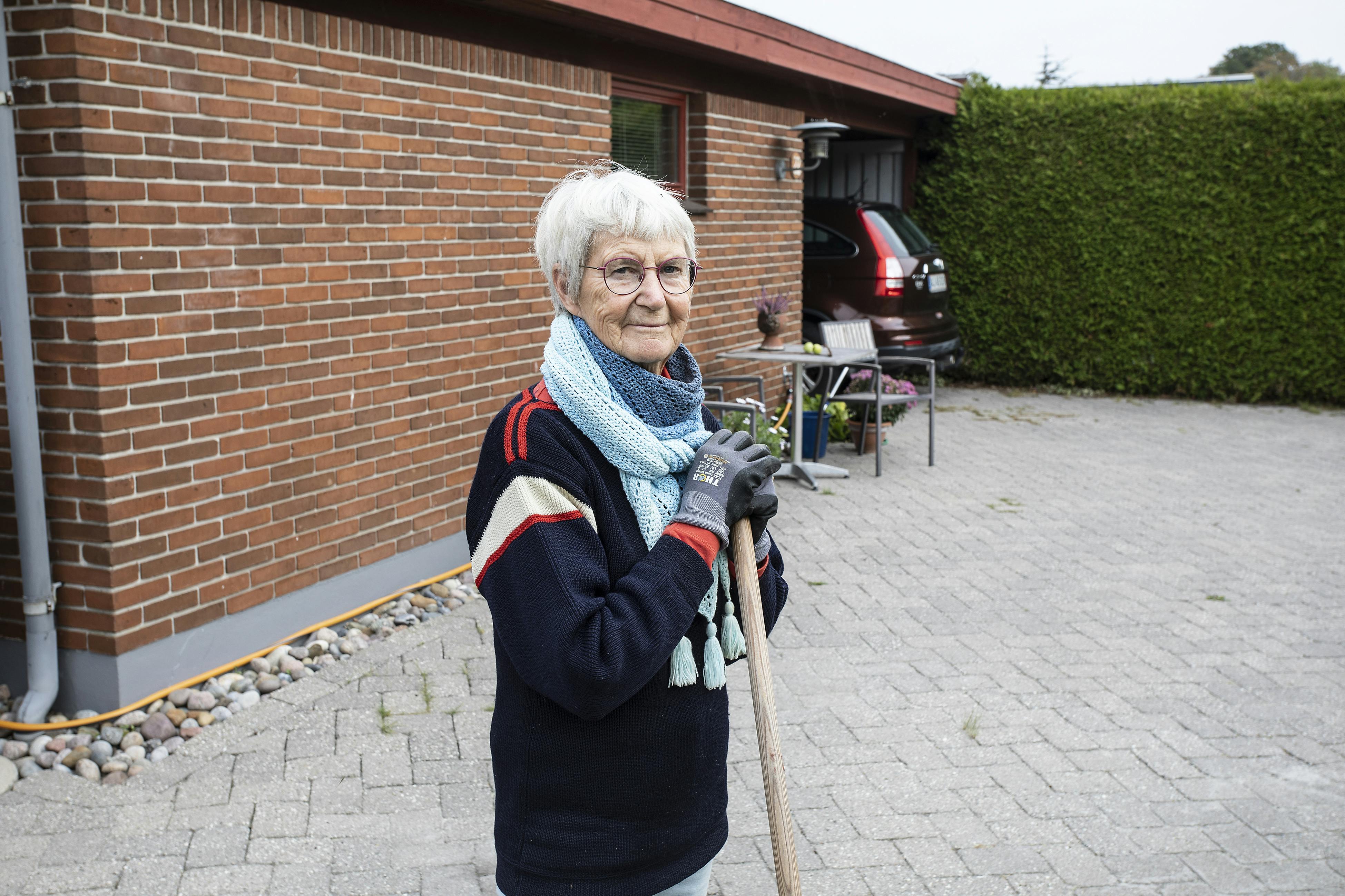 Annette Søstrup er en af de beboere på vejen, der har kunne følge med i politiets arbejde. 