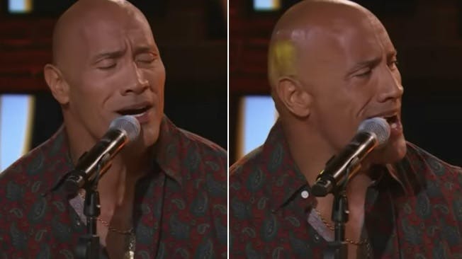 Dwayne "The Rock" Johnson har tilsyneladende mange talenter.