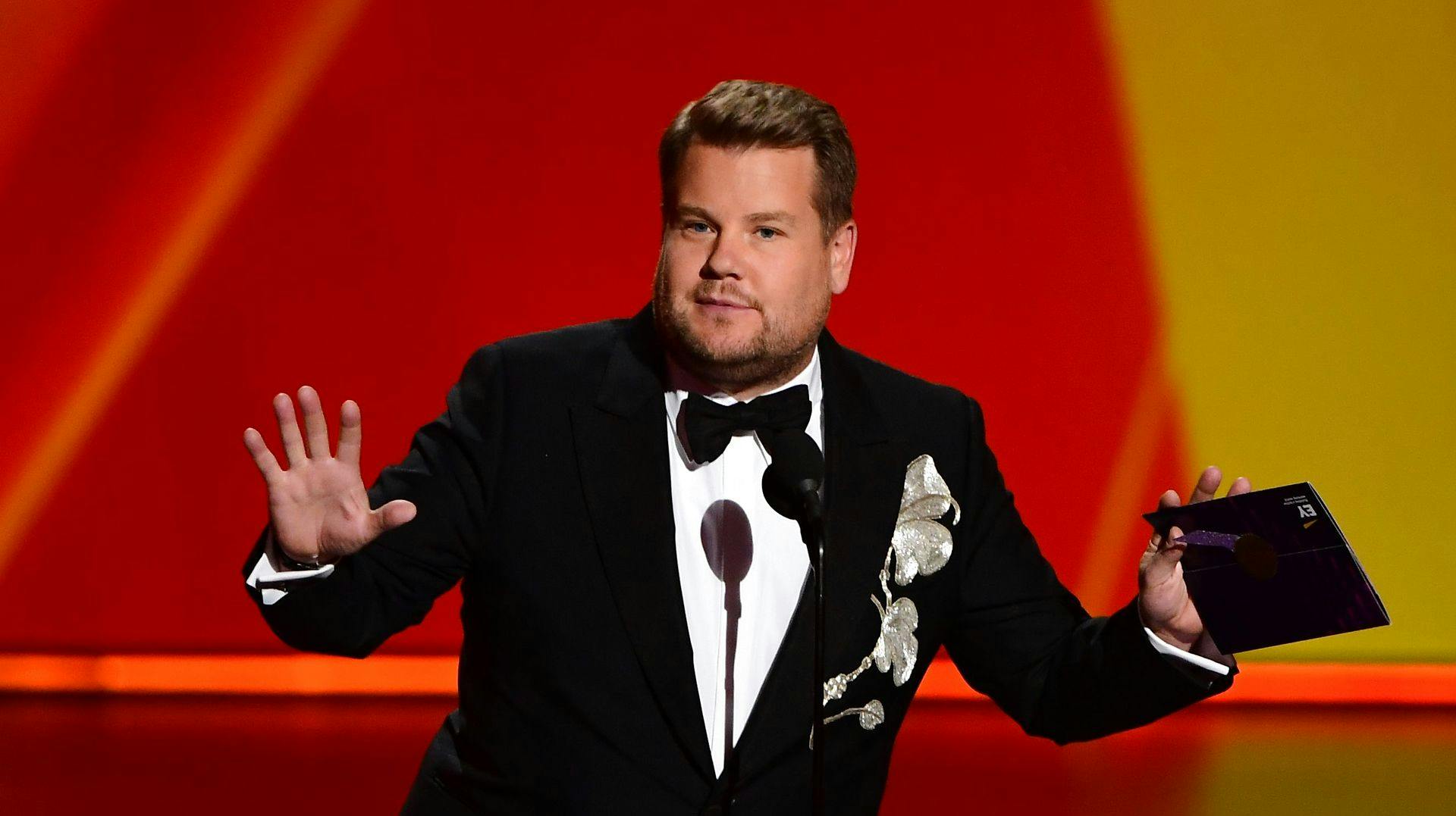 James Corden er tydeligvis irriteret over den seneste shitstorm mod ham.