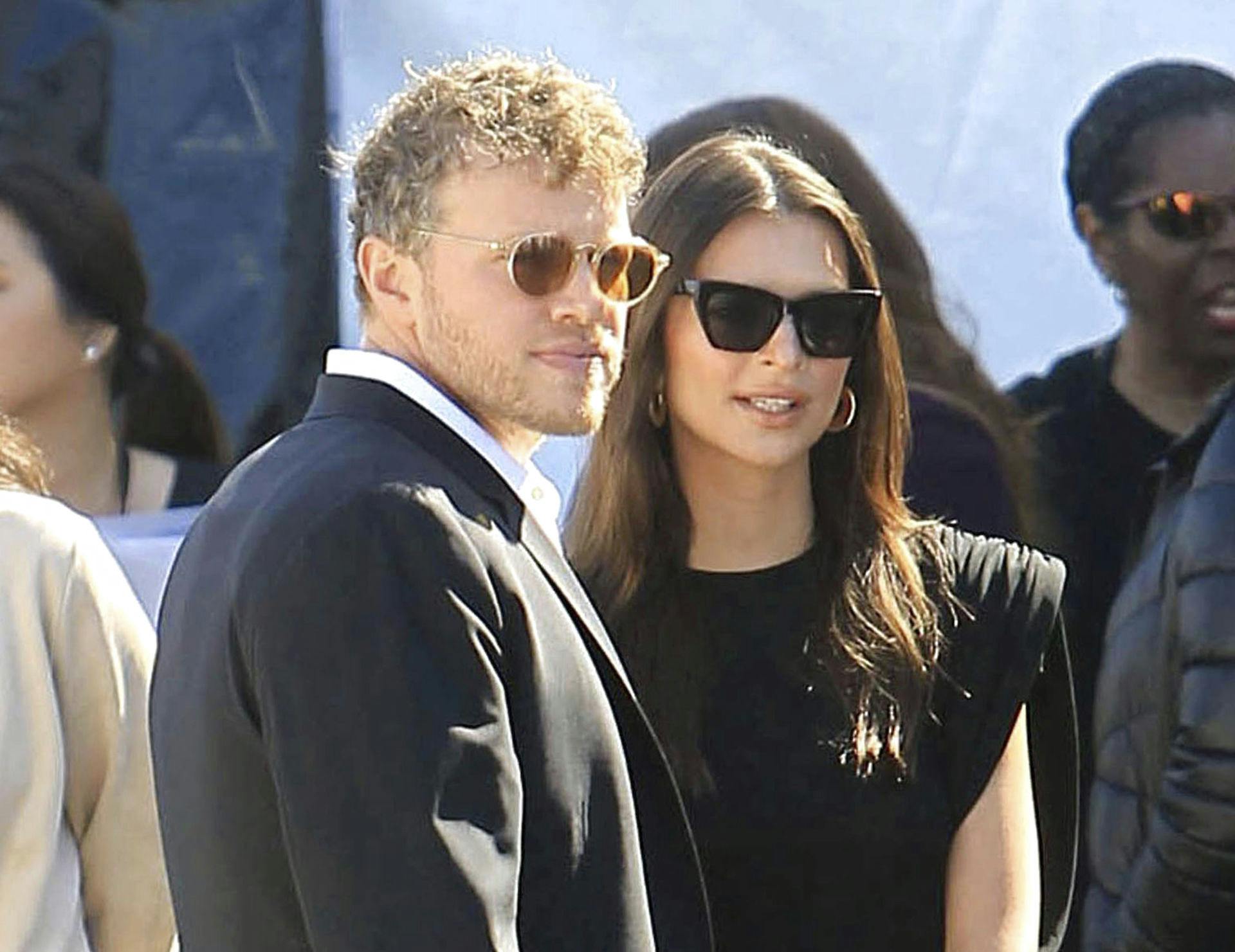 Emily Ratajkowski og Sebastian Bear-McClard, mens alt stadig var fryd og gammen.