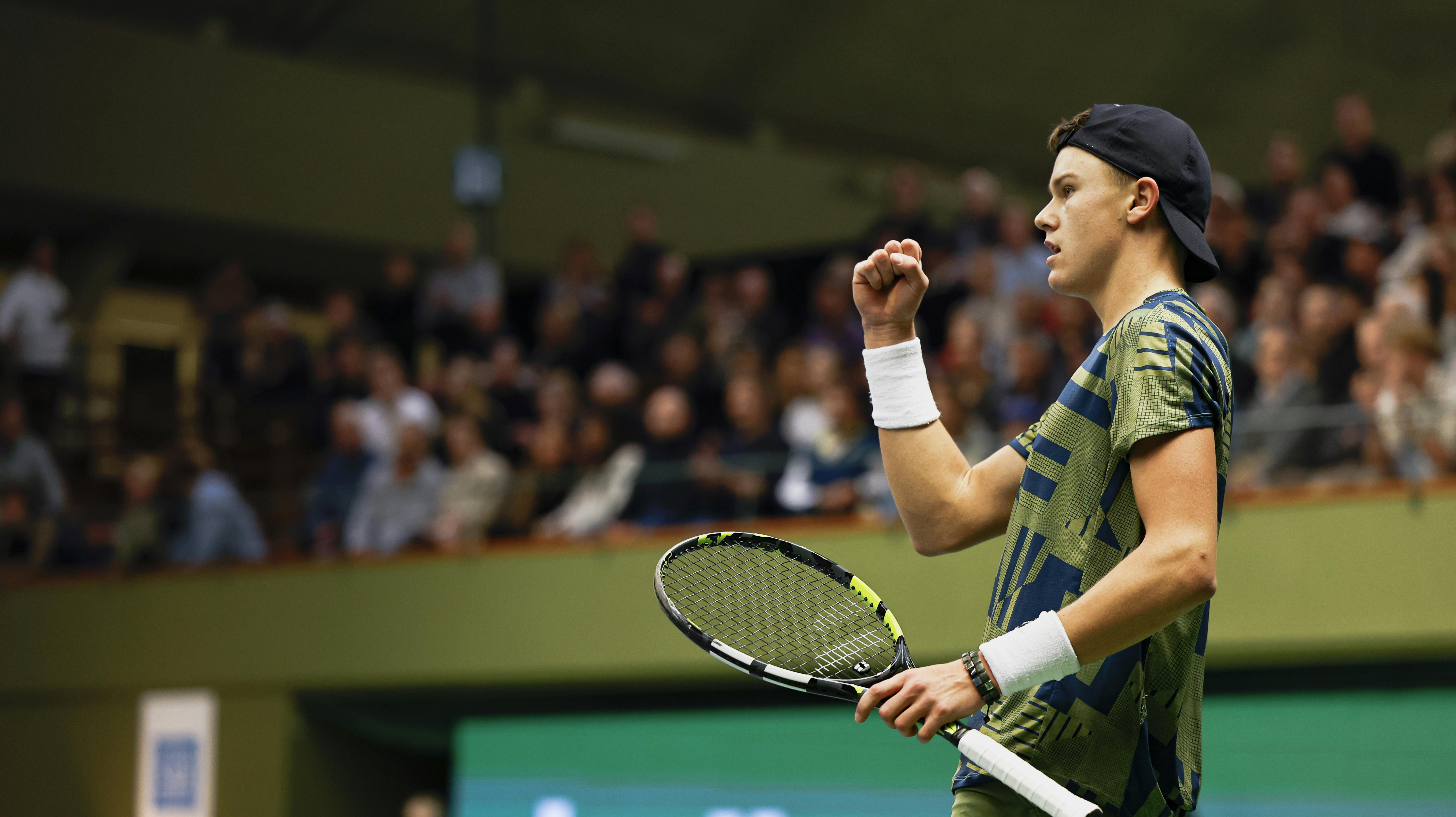 Holger Rune til Stockholm Open.