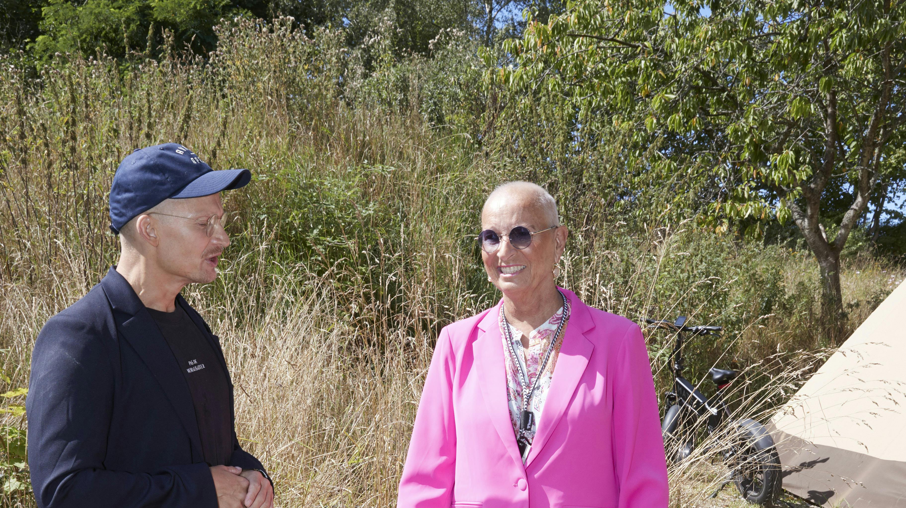 De sidste fotos af Ilse Jacobsen: Rollator med til Christian Stadils fødselsdag.