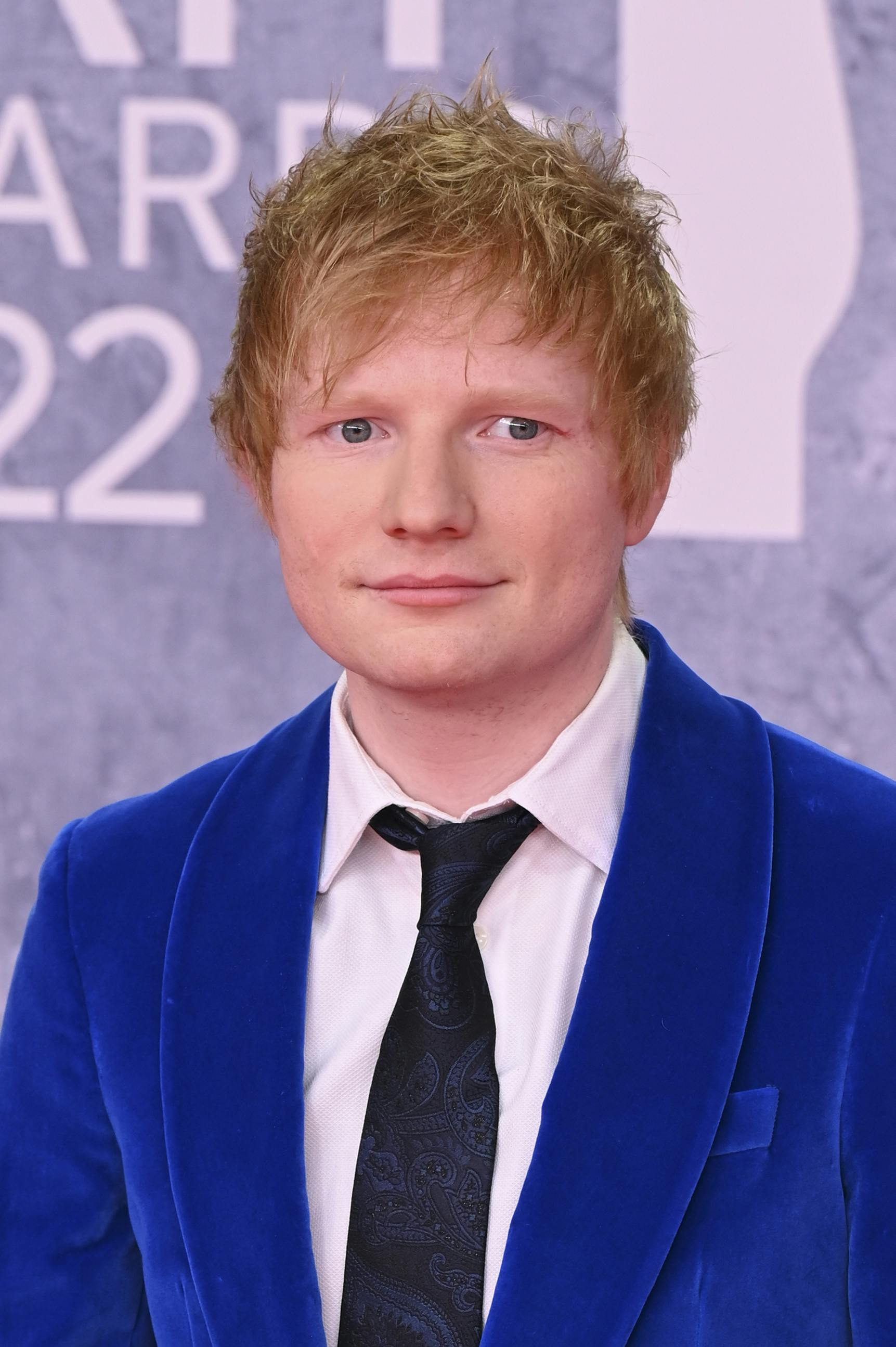 Ed Sheeran til BRIT Awards 2022.